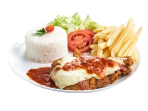 PARMEGIANA DE FRANGO 