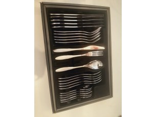 Florart inox faqueiro com 30 peças