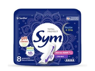 ABSORVENTE SYM C/ABAS SUAVE NOITE E DIA 12X8 (ANA 18)