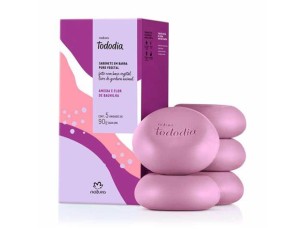 Tododia ameixa e flor de baunilha 5 sabonetes 90 g