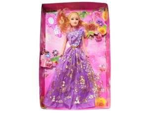 Boneca infantil Bella Fashion