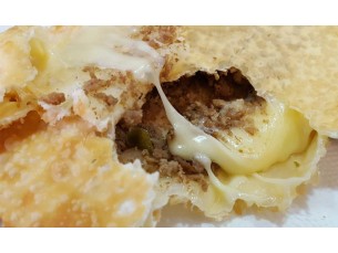 Carne  seca com queijo