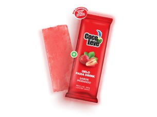 Gelo Saborizado de Morango 