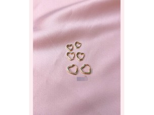 Trio argolas coração 