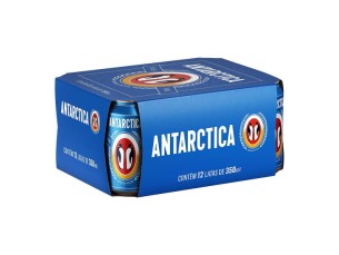 Pack c/ 12 Cervejas Antarctica Boa 350ml lata