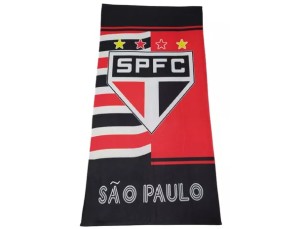 Toalha de banho time São Paulo Tricolor 