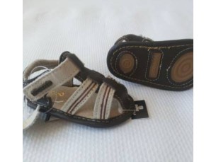 Sandália baby couro legitimo menino fase 1