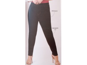 Calça skinny cintura média 