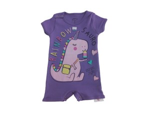 Macaquinho 100% algodão- Roxo