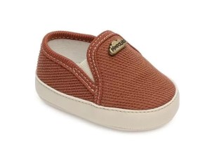 Tênis marrom baby menino fase 1