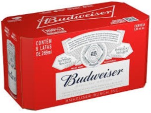 CERVEJA BUDWEISER LATA 269ML/cx com 8 