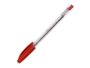 Canetas esferográficas ponta fina Vermelho
