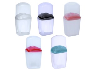 Porta escova de dente com tampa 