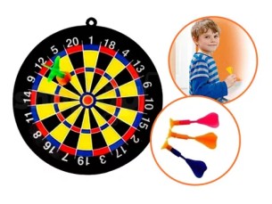 Jogo de dardos infantil acerte o alvo brinquedos pica pau