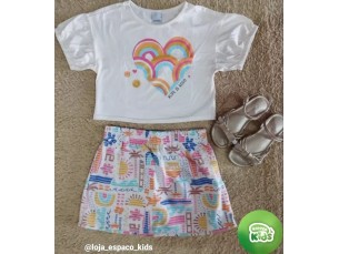 Conjunto infantil menina - Life is Good
