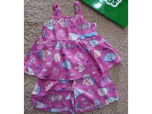 Conjunto infantil menina peixinho