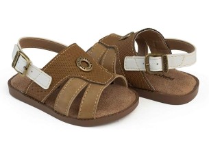 Sandália infantil masculina marrom