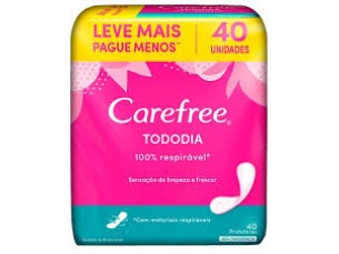 ABSORVENTE DIÁRIO CAREFREE ORIG C/ PERF 40UN
