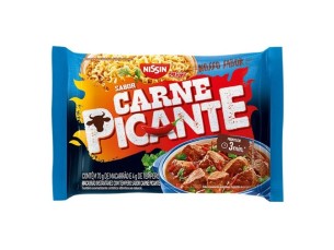 MAC. INSTANTÂNEO CARNE PICANTE 50 x 74g NISSIN NOSSO SABOR