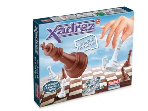 Jogo de tabuleiro educativo xadrez escolar plasbrink