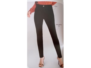 Calça skinny cintura média 