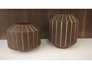 Kit com 02 vasos decorativos 