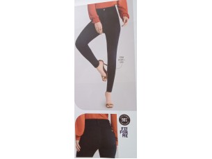 Calça jeans skinny cintura média 