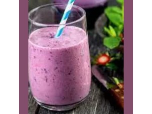  Milk Shake Açaí, Banana e Morango 