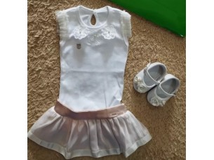 Conjunto body com saia 