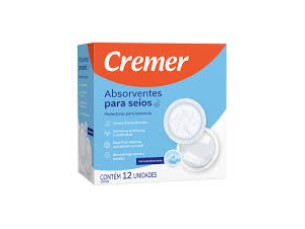 ABSORVENTE P/ SEIOS C/12 CREMER