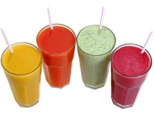 SUCO DE POLPA COM  LEITE 