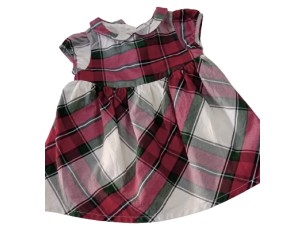 Vestido infantil em carter