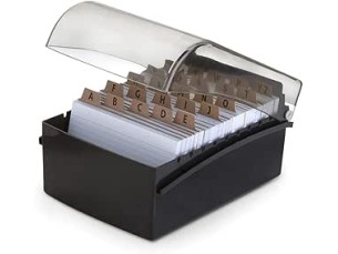 Fichário de mesa 5x8 Waleu