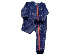 Macacão infantil dinossauro em malha 