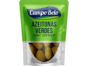 AZEITONA VERDE INTEIRA POUCH CAMPO BELO (30X100)