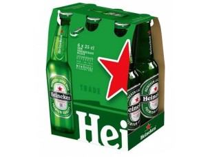 CERVEJA HEINEKEN 330ml - 6 UNI