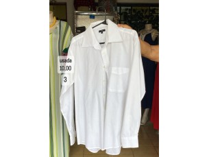 Camiseta social masculina branca 