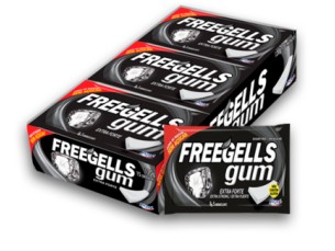 CHICLE FREEGELLS GUM EXTRA FORTE 1 x 15UN