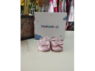 Sapatilha Rosa Com Laço Fase 1